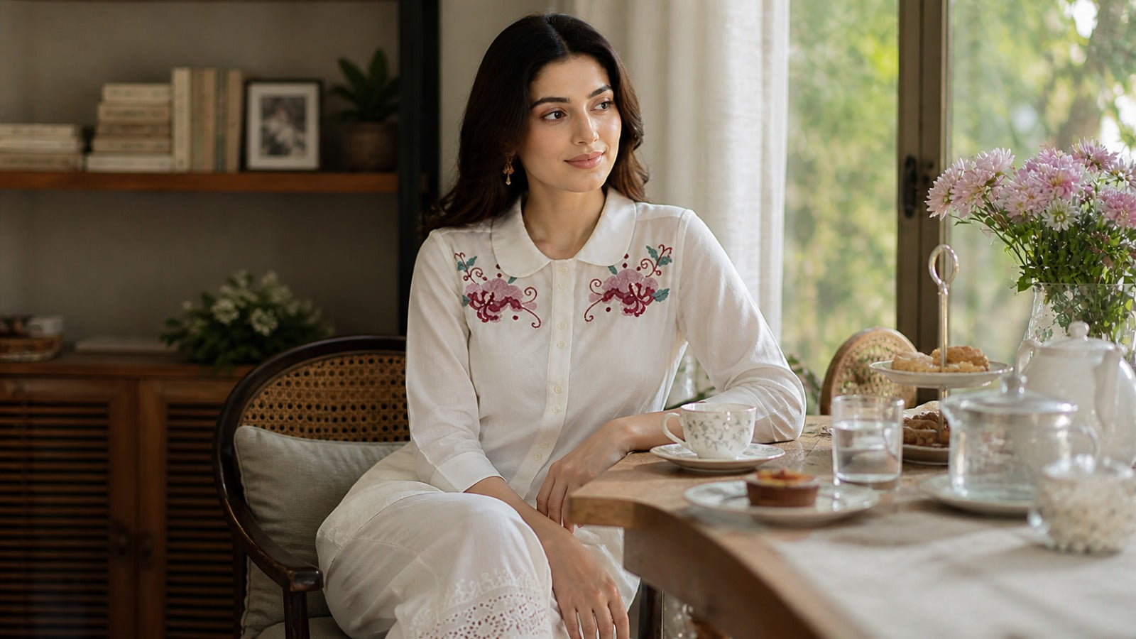 Elegant Embroidered Co-Ord Set for Women – Soft & Graceful Style That Feels Effortless