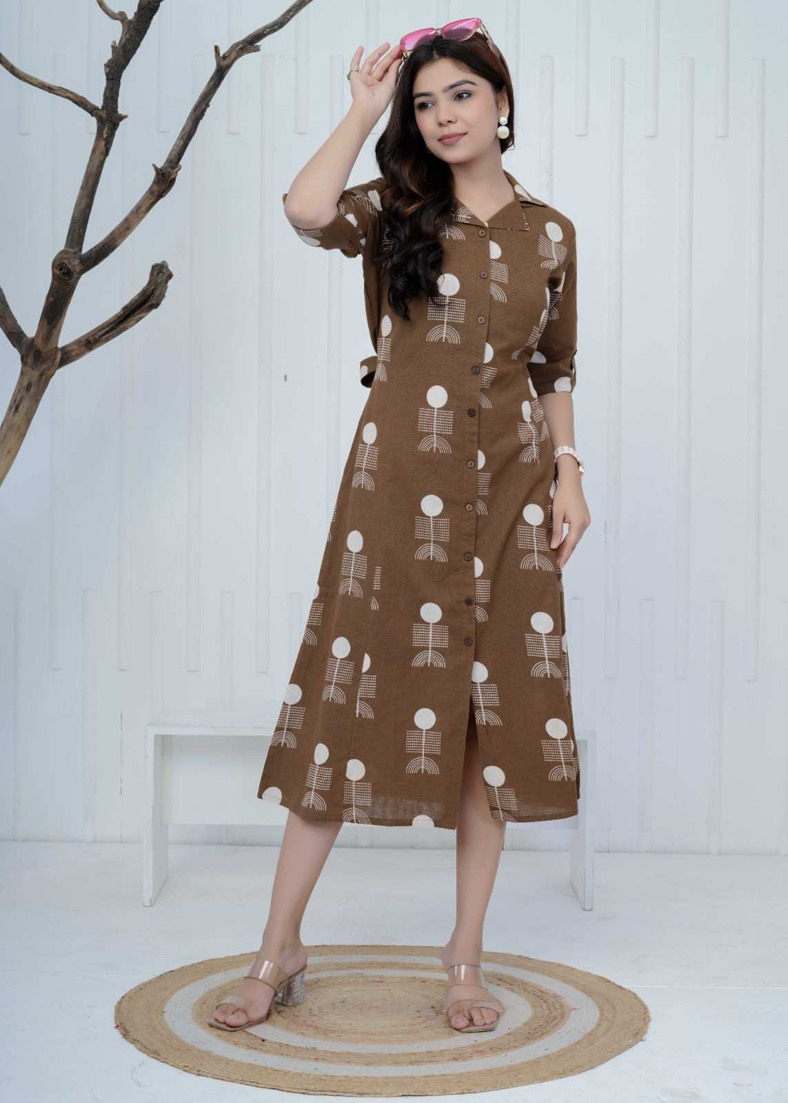 Why Is This Khadi Cotton Dress for Women the Perfect Choice for Everyday Comfort & Style?