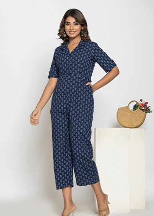 Denim Style Jumpsuit