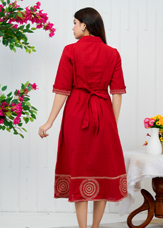 Red Choki Dani Dress