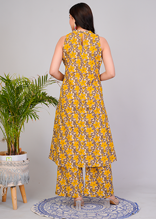 Yellow In-cut Coordset