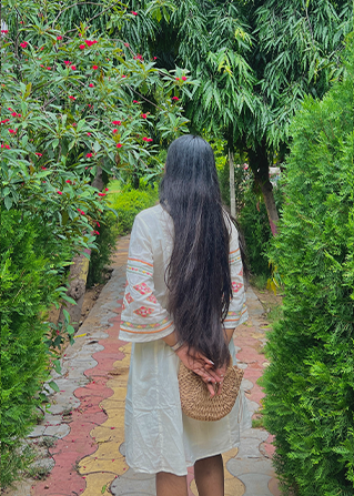 Mal Embroidery Dress