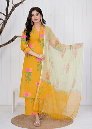 Mustard 2 Tone 3pc Set