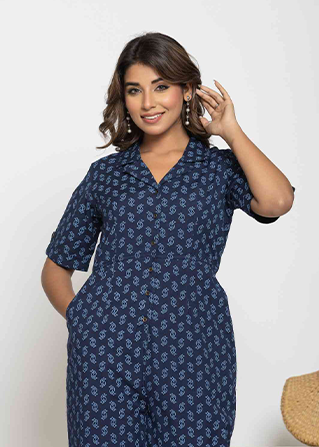 Denim Style Jumpsuit