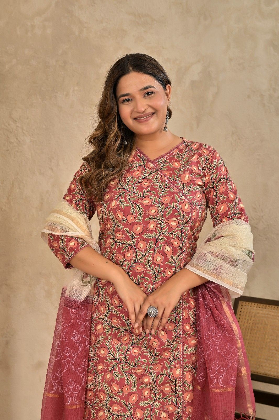 Red Anarkali Suit
