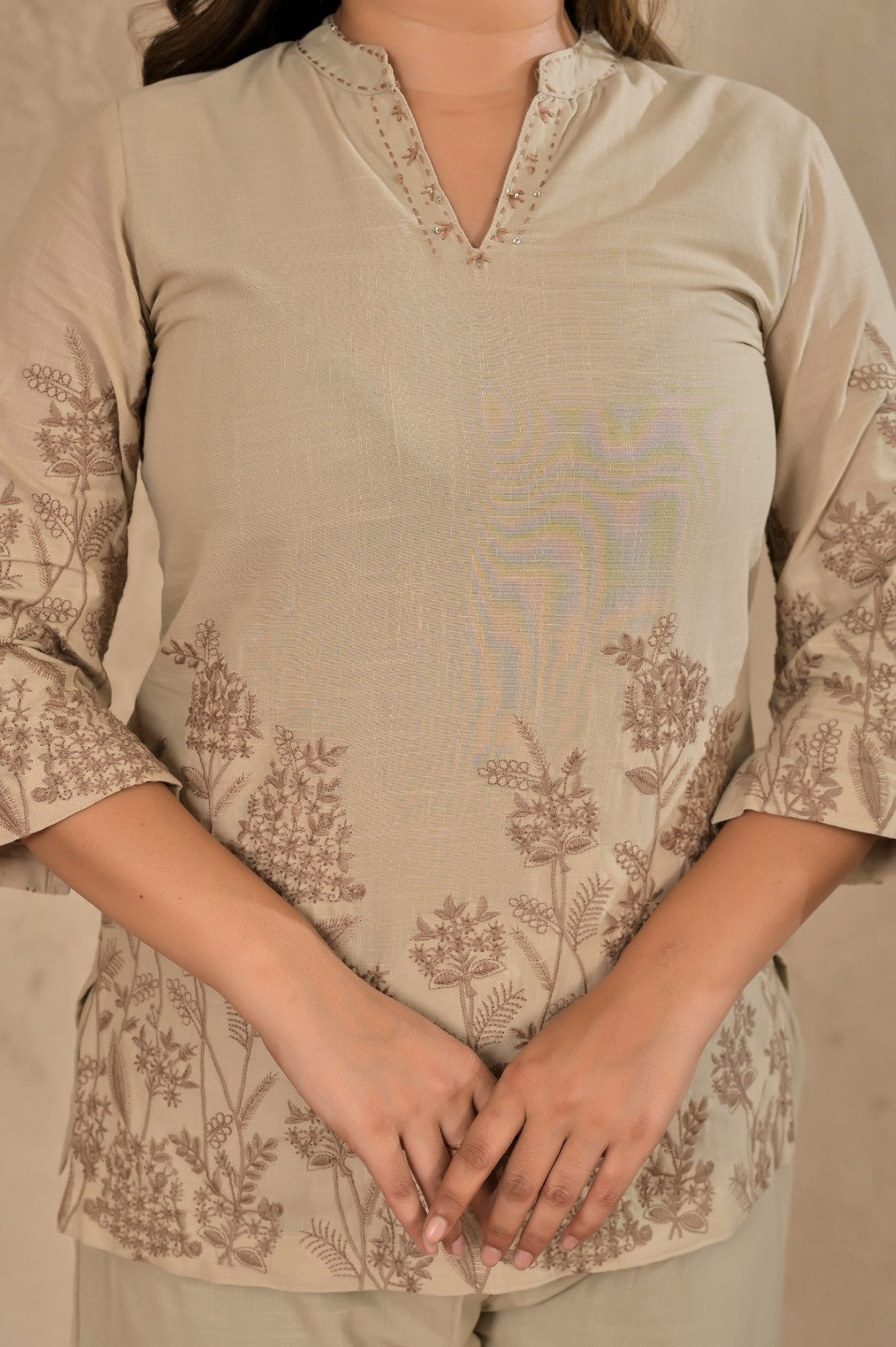 Beige Monotone Coordset