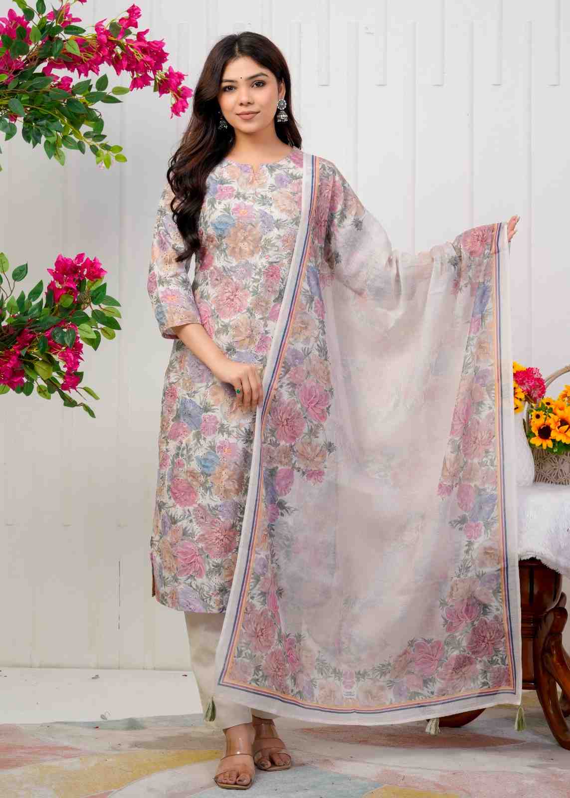 Floral Sifli 3pc set