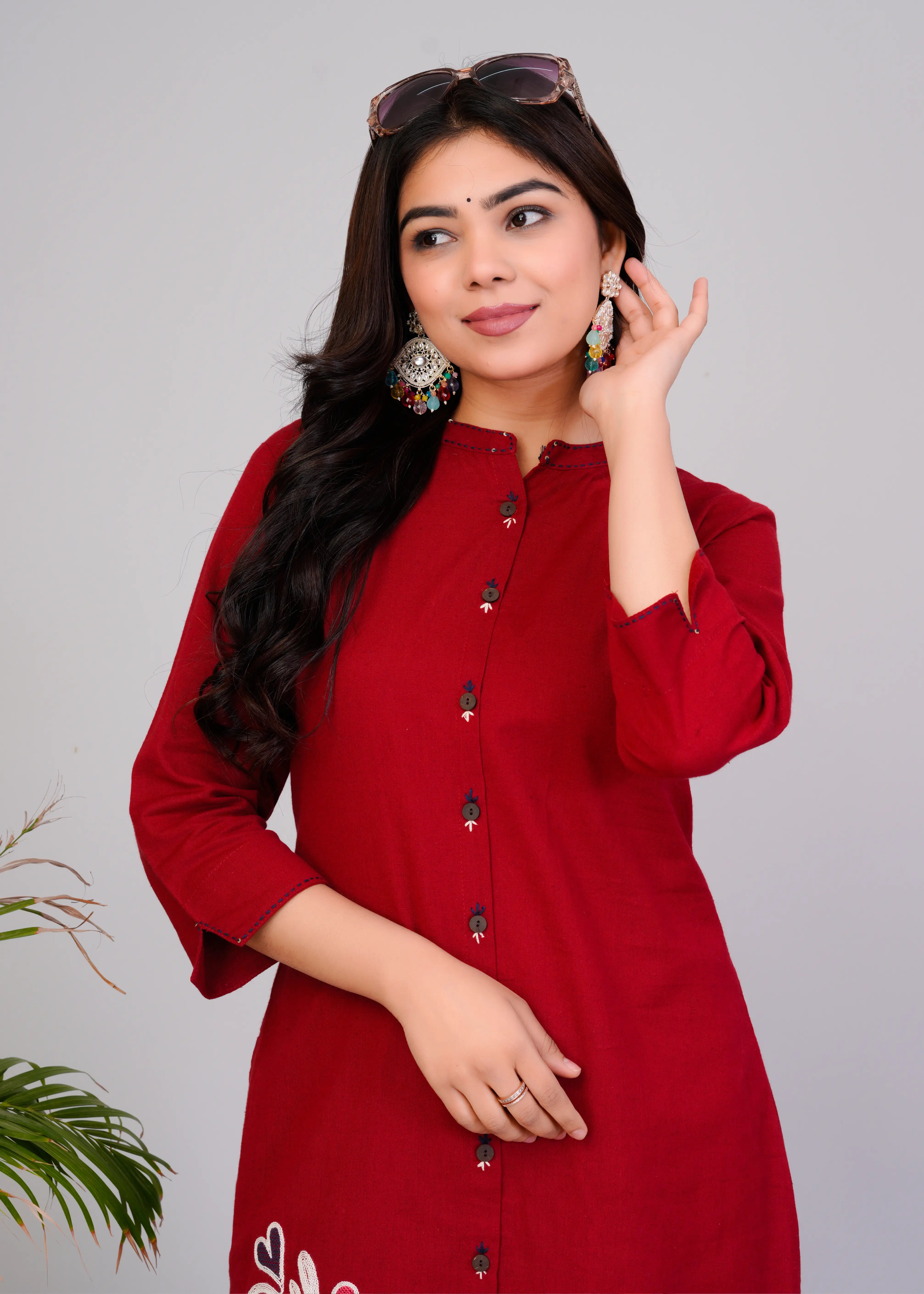 Laal-Tarang Suit Set