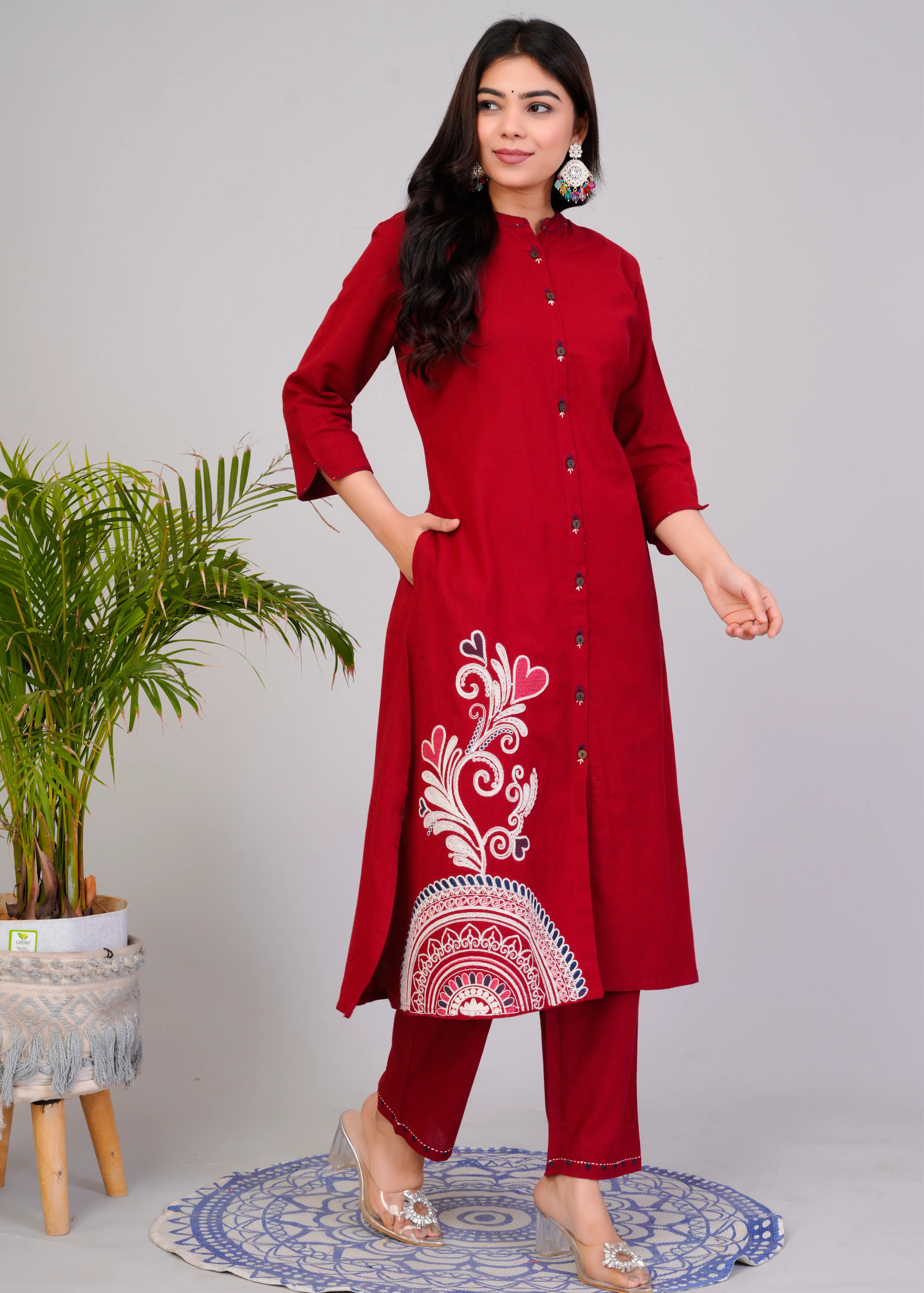 Laal-Tarang Suit Set