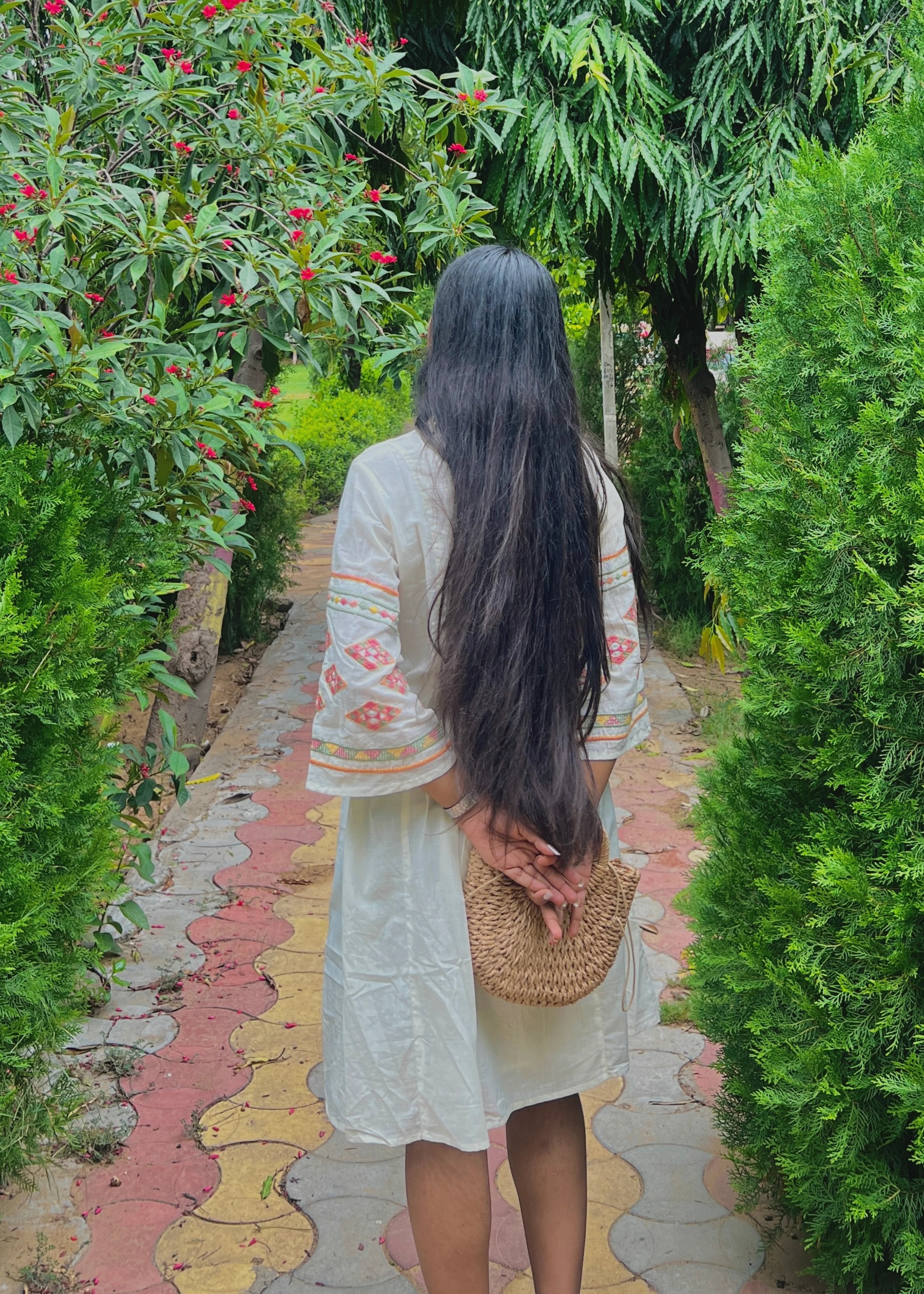 Mal Embroidery Dress