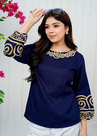 Blue Chic Dori Top