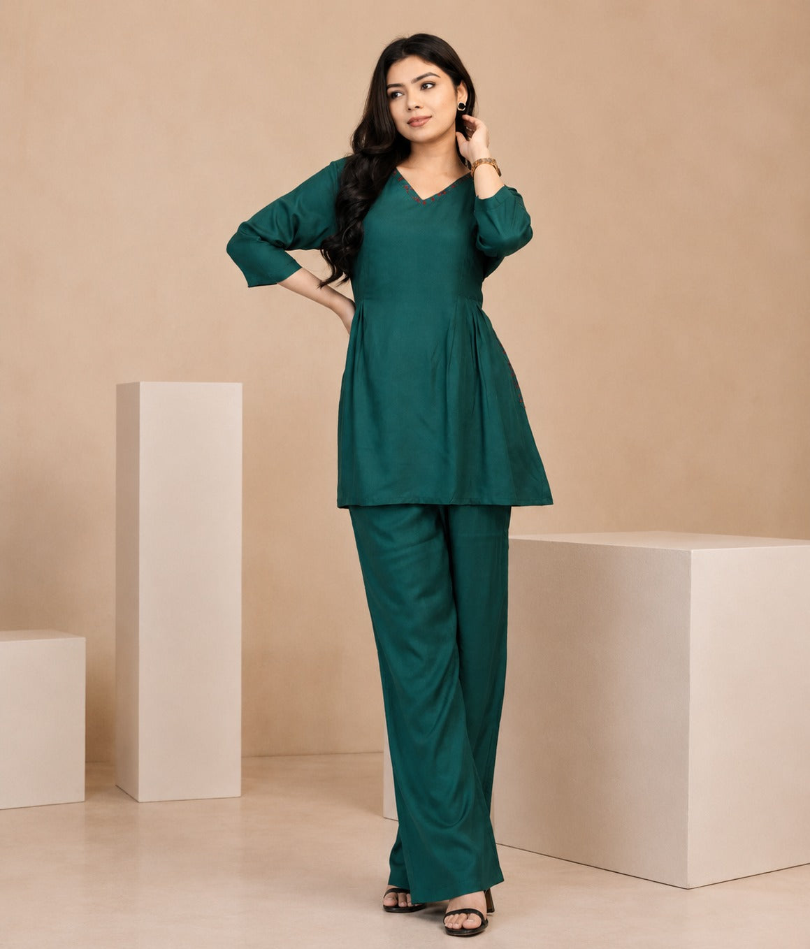 Boho Silky Co‐ord Set