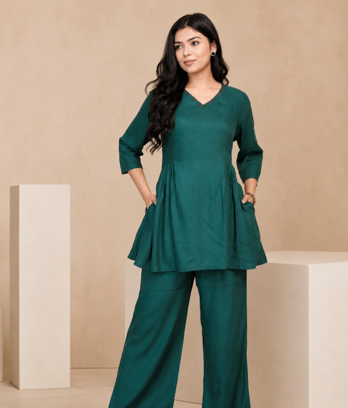 Boho Silky Co‐ord Set