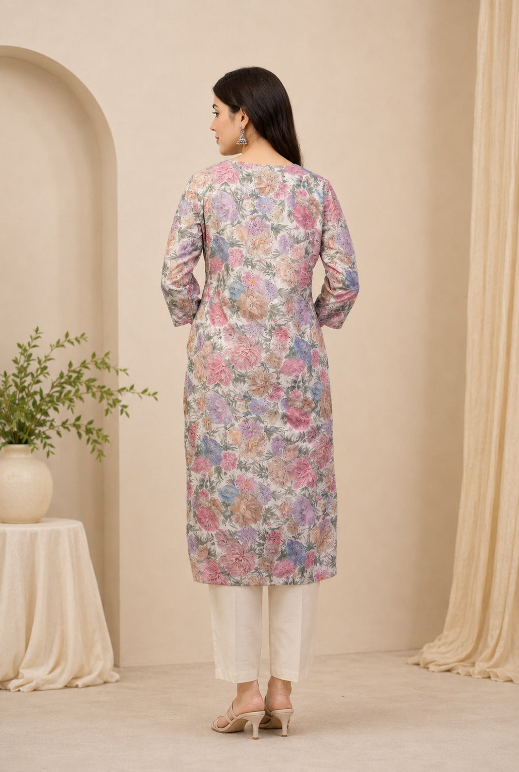 Floral Sifli Suit Set