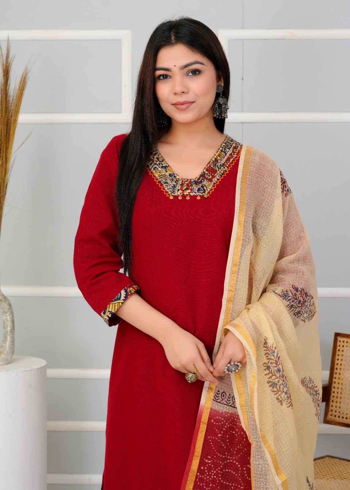 Laal-Tarang Suit Set