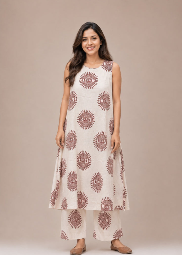 Worli Sleeveless Co‐ord Set