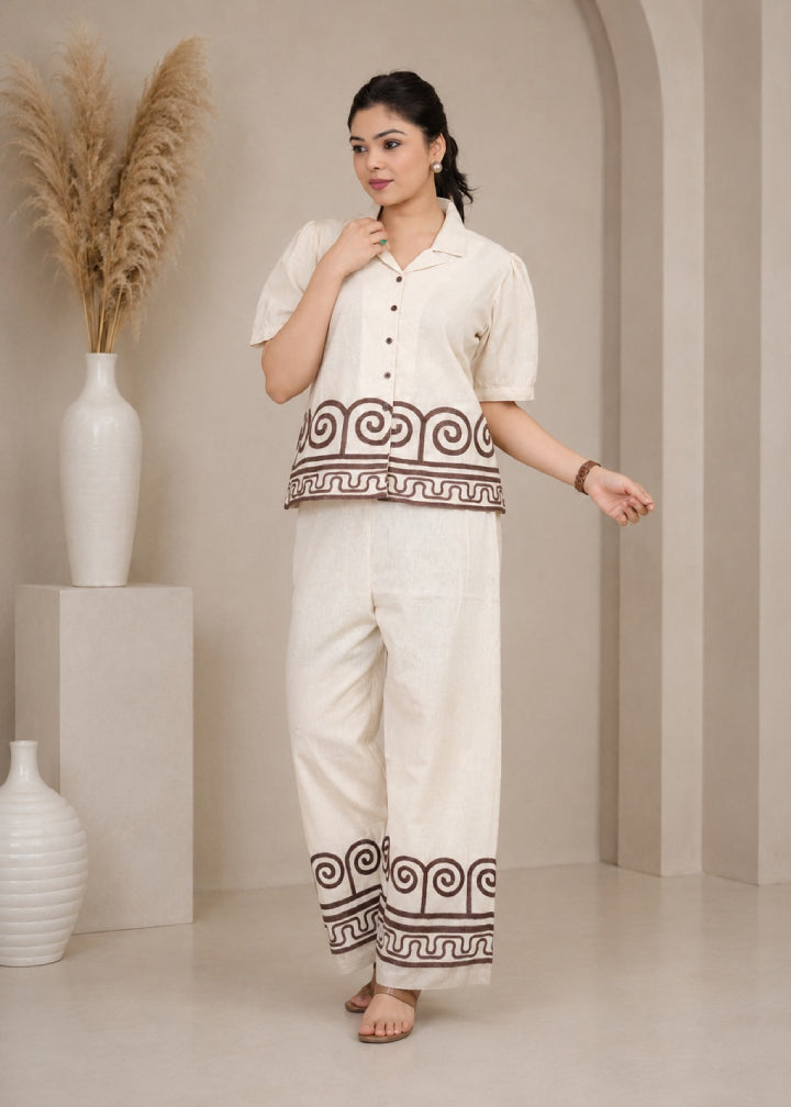 Off-White Chic Dori Co‐ord Set