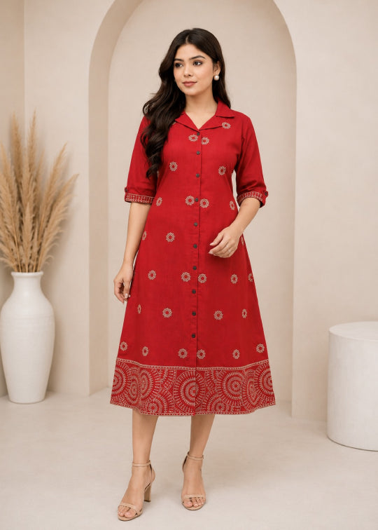 Red Choki Dani Dress