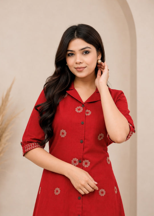 Red Choki Dani Dress