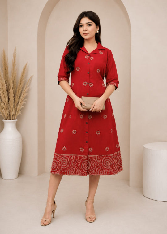 Red Choki Dani Dress