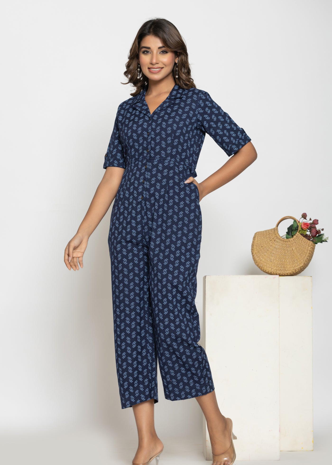 Denim Style Jumpsuit