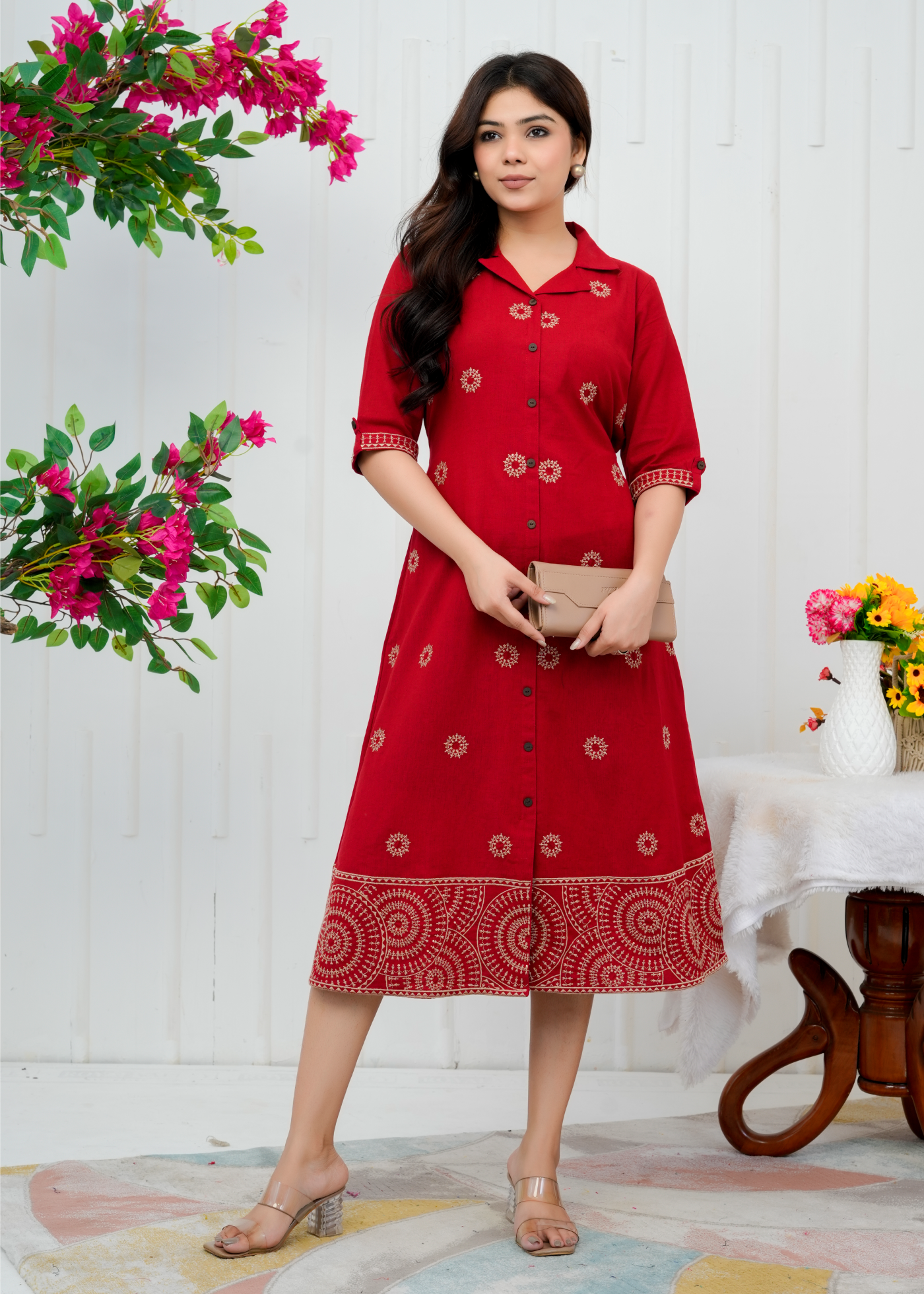 Red Choki Dani Dress